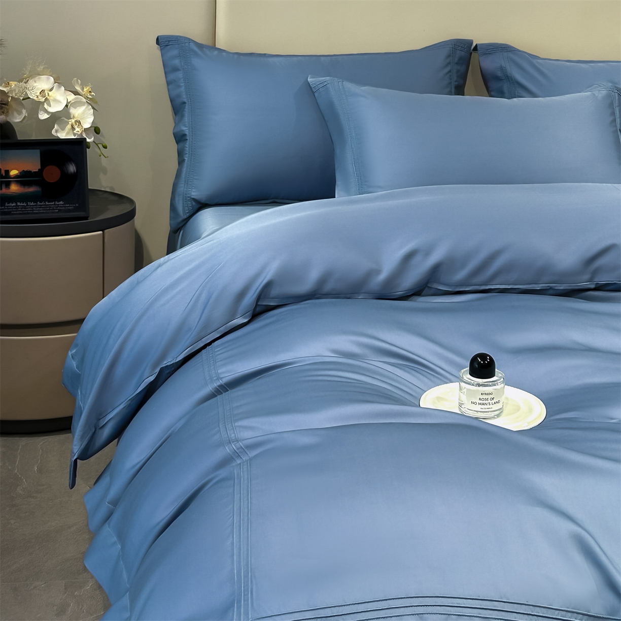 91家纺网 家纺一手货源 找家纺 （总）笙意家纺 2026新款水洗真丝埋线款四件套-恩瑞系列