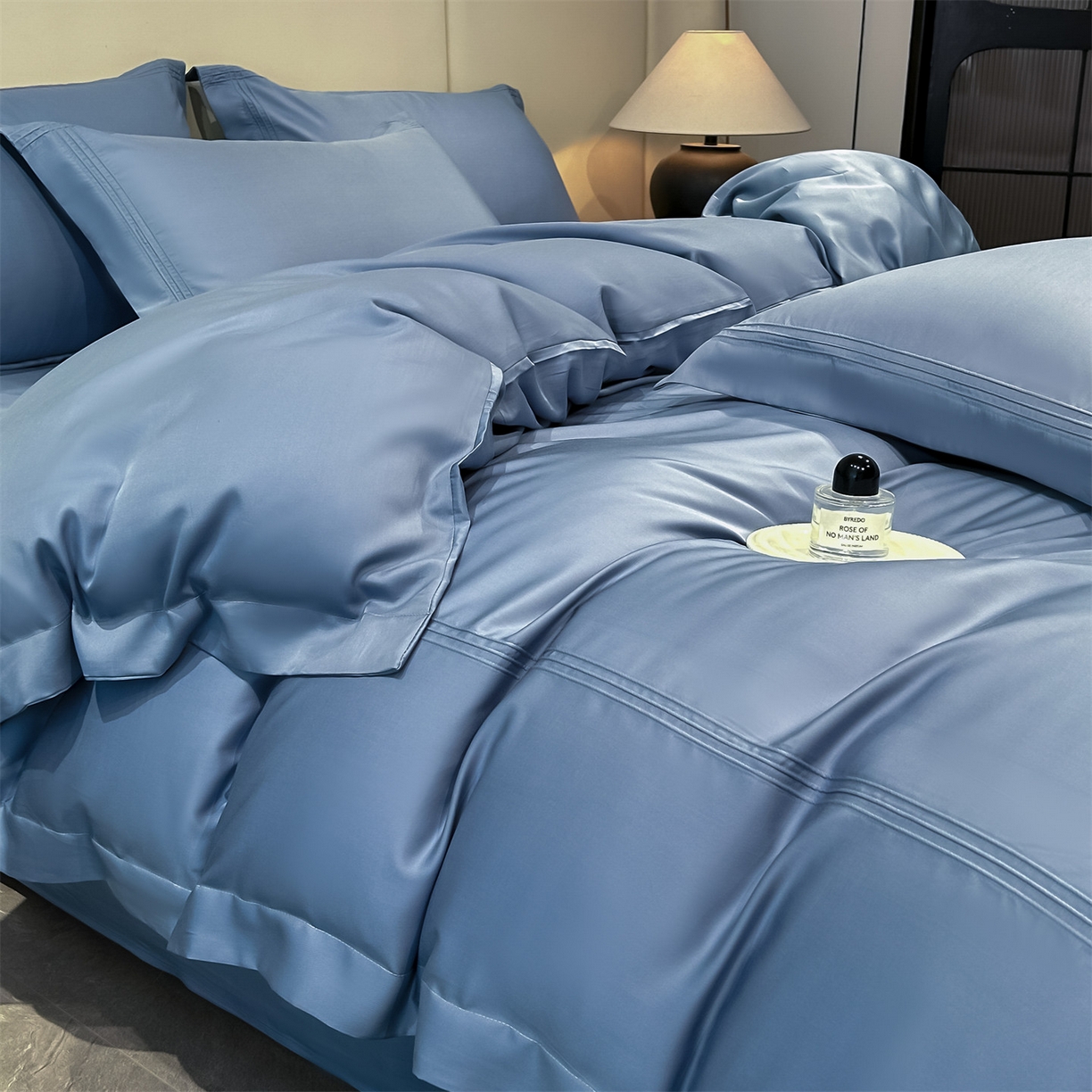 91家纺网 家纺一手货源 找家纺 （总）笙意家纺 2026新款水洗真丝埋线款四件套-恩瑞系列