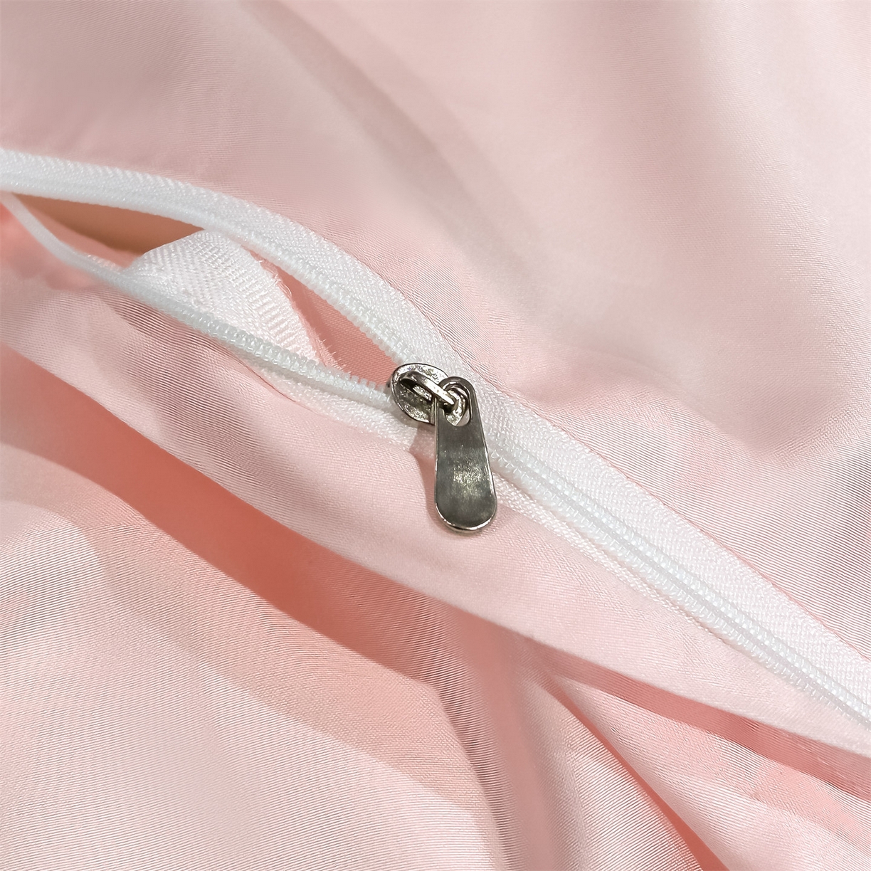 91家纺网 家纺一手货源 找家纺 笙意家纺 2026新款水洗真丝埋线款四件套-恩瑞系列 恩瑞-璎珞粉