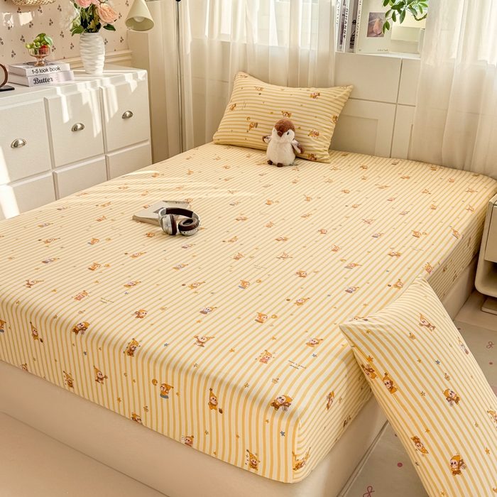 91家纺网 家纺一手货源 找家纺 （总）一比一家纺 2026春夏新款A类仿棉单床笠床罩床笠单件