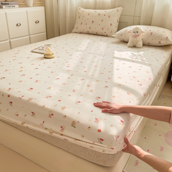 91家纺网 家纺一手货源 找家纺 （总）一比一家纺 2026春夏新款A类仿棉单床笠床罩床笠单件