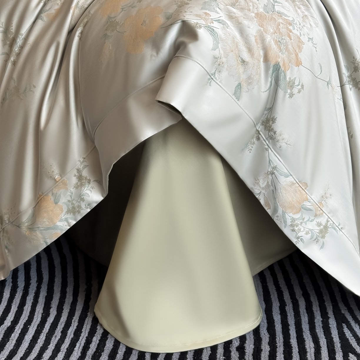 91家纺网 家纺一手货源 找家纺 （总）花时间 2025新款100支天丝棉提花四件套