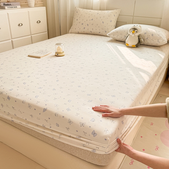 一比一家纺 2026春夏新款A类仿棉单床笠床罩床笠单件 逐梦