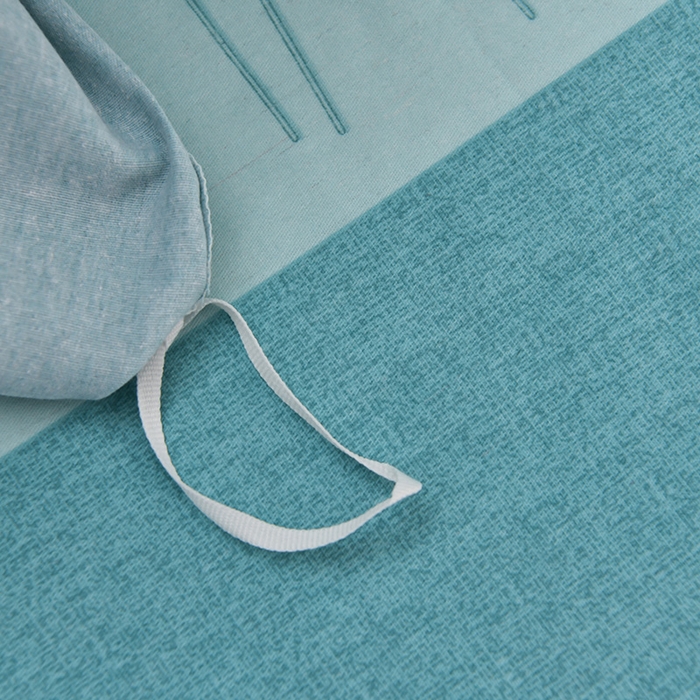 91家纺网 家纺一手货源 找家纺 董成龙 2026新款直播爆款加厚全棉活性磨毛四件套纯棉三件套 相思叶-蓝