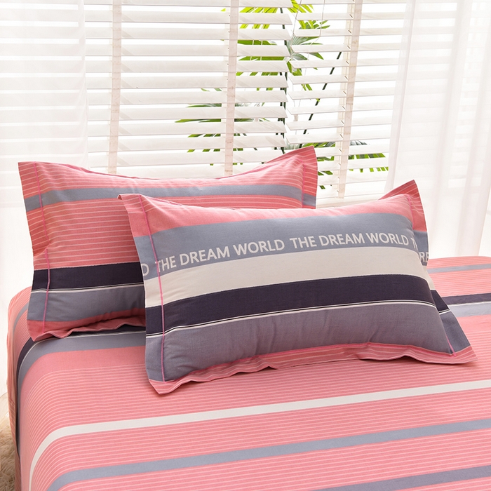 91家纺网 家纺一手货源 找家纺 董成龙 2026新款直播爆款加厚全棉活性磨毛四件套纯棉三件套 小资生活-粉