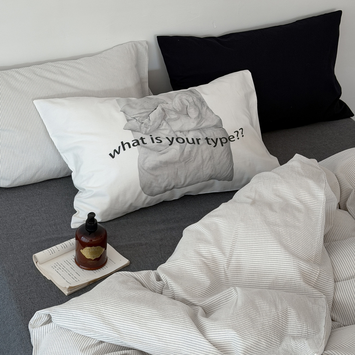 91家纺网 家纺一手货源 找家纺 （总）艾沁家纺 2026新款全棉色织水洗棉日式简约四件套-京都