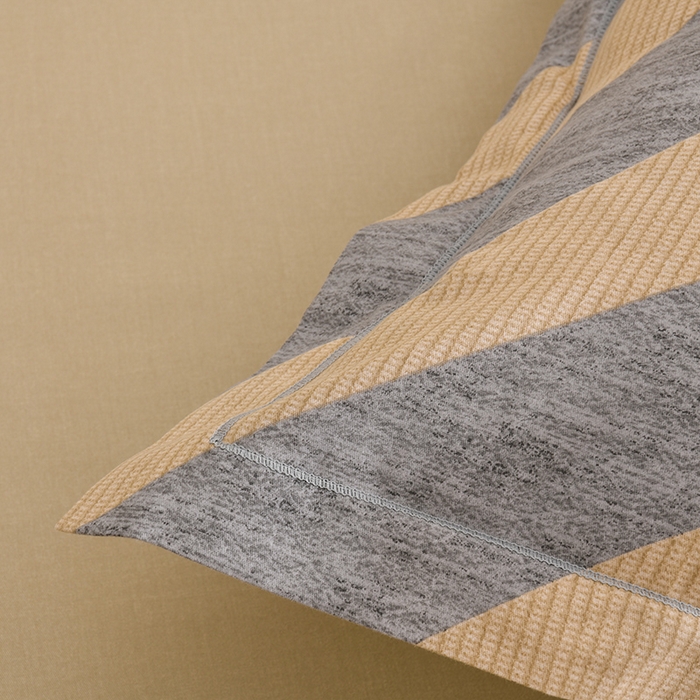 91家纺网 家纺一手货源 找家纺 董成龙 2026新款直播爆款加厚全棉活性磨毛四件套纯棉三件套 一心一意-灰