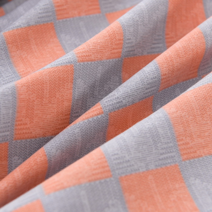 91家纺网 家纺一手货源 找家纺 董成龙 2026新款直播爆款加厚全棉活性磨毛四件套纯棉三件套 祖玛珑-桔