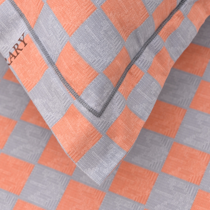 91家纺网 家纺一手货源 找家纺 董成龙 2026新款直播爆款加厚全棉活性磨毛四件套纯棉三件套 祖玛珑-桔