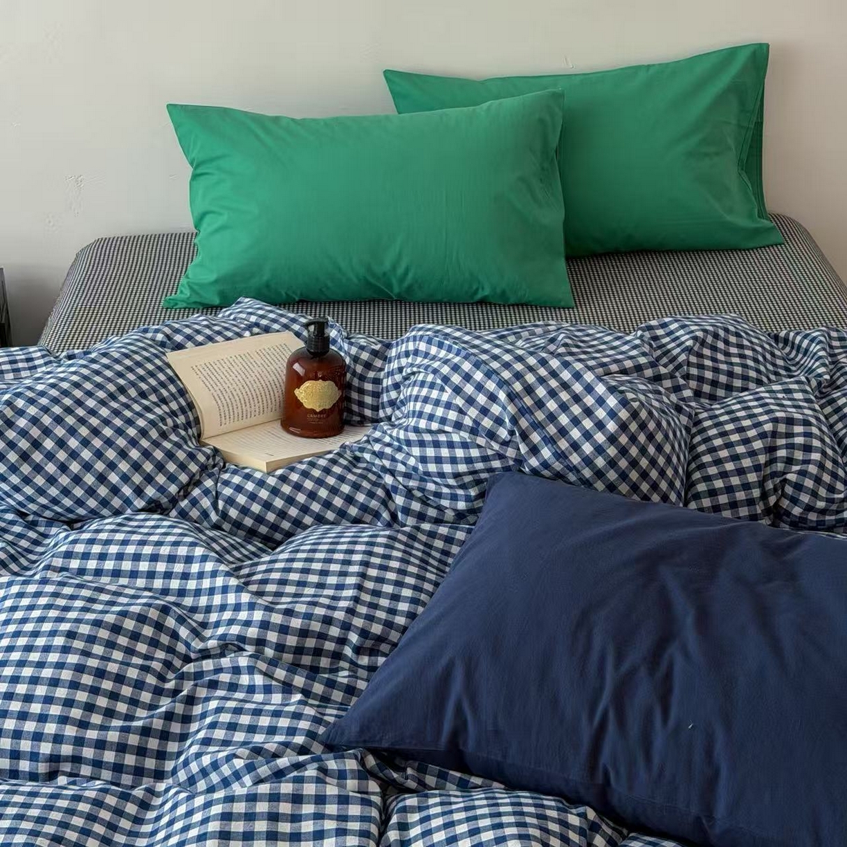 91家纺网 家纺一手货源 找家纺 （总）艾沁家纺 2026新款全棉纯棉色织水洗棉单品枕套 枕套单件1