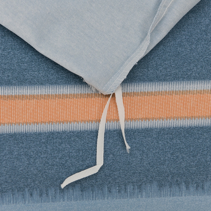 91家纺网 家纺一手货源 找家纺 董成龙 2026新款直播爆款加厚全棉活性磨毛四件套纯棉三件套 格兰特-蓝