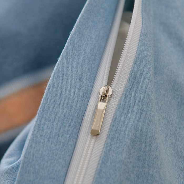 91家纺网 家纺一手货源 找家纺 董成龙 2026新款直播爆款加厚全棉活性磨毛四件套纯棉三件套 格兰特-蓝