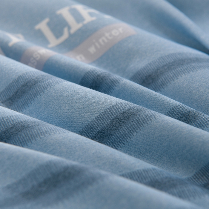 91家纺网 家纺一手货源 找家纺 董成龙 2026新款直播爆款加厚全棉活性磨毛四件套纯棉三件套 格兰特-蓝