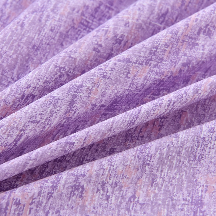 91家纺网 家纺一手货源 找家纺 董成龙 2026新款直播爆款加厚全棉活性磨毛四件套纯棉三件套 米兰-紫