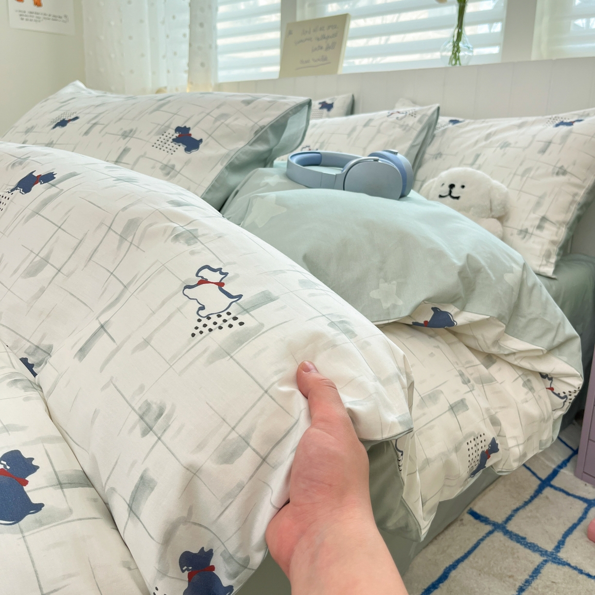 91家纺网 家纺一手货源 找家纺 （总）晨希家居 2026春夏新款全棉纯棉小清新多规格四件套