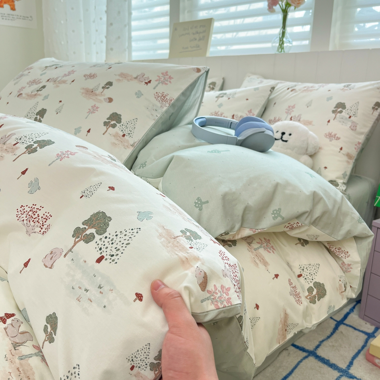 91家纺网 家纺一手货源 找家纺 （总）晨希家居 2026春夏新款全棉纯棉小清新多规格四件套