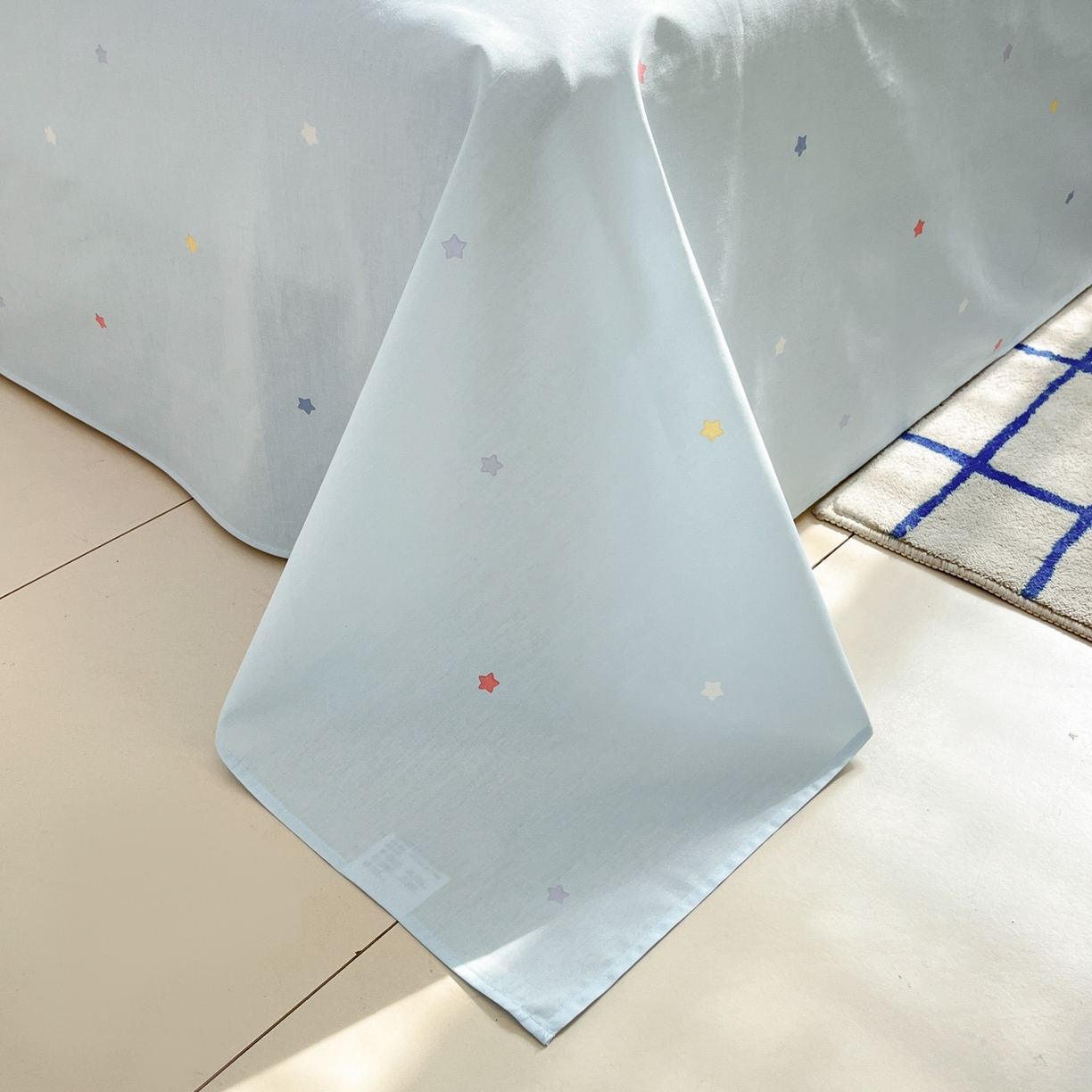 91家纺网 家纺一手货源 找家纺 晨希家居 2026春夏新款全棉纯棉小清新多规格四件套 星愿犬