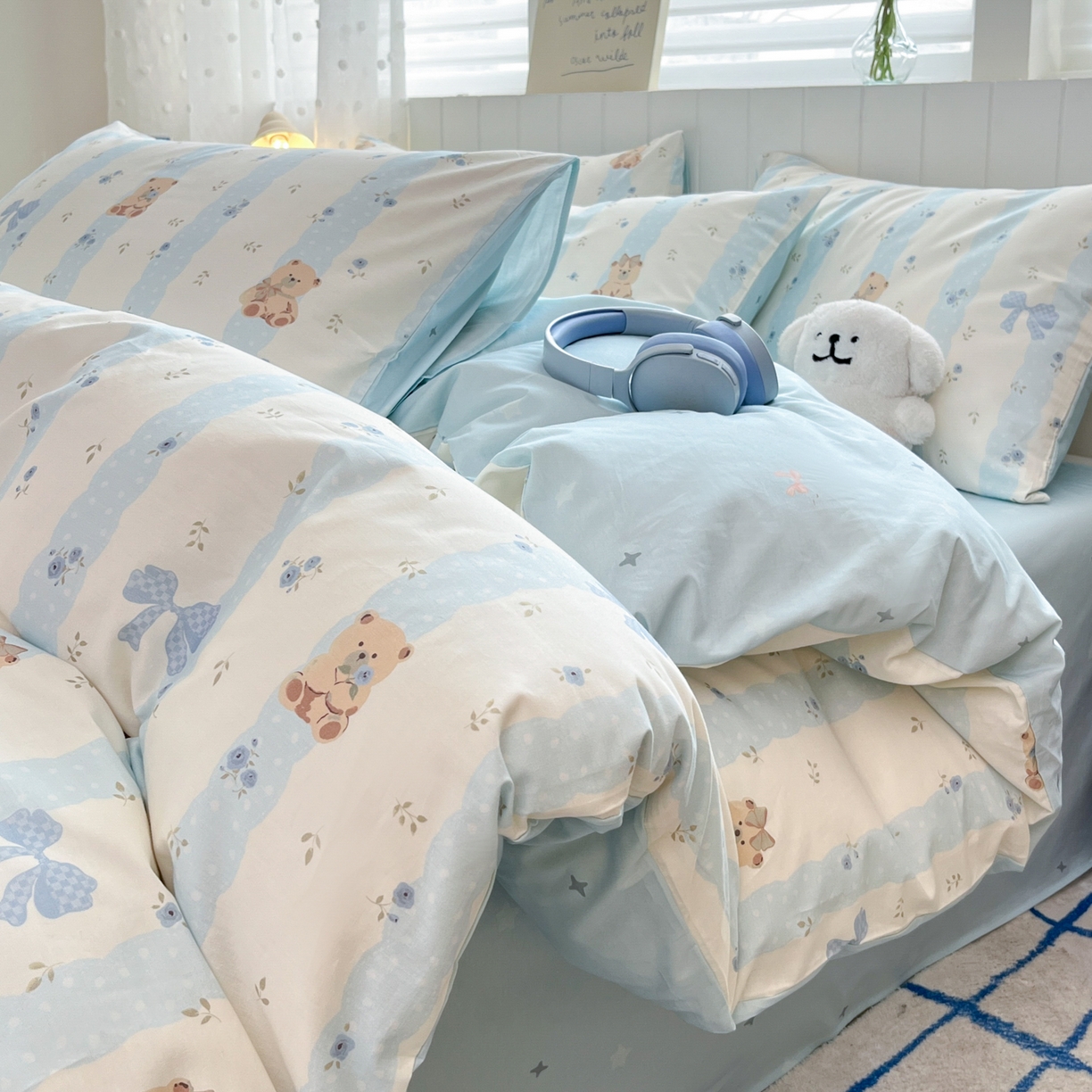 91家纺网 家纺一手货源 找家纺 （总）晨希家居 2026春夏新款全棉纯棉小清新多规格四件套