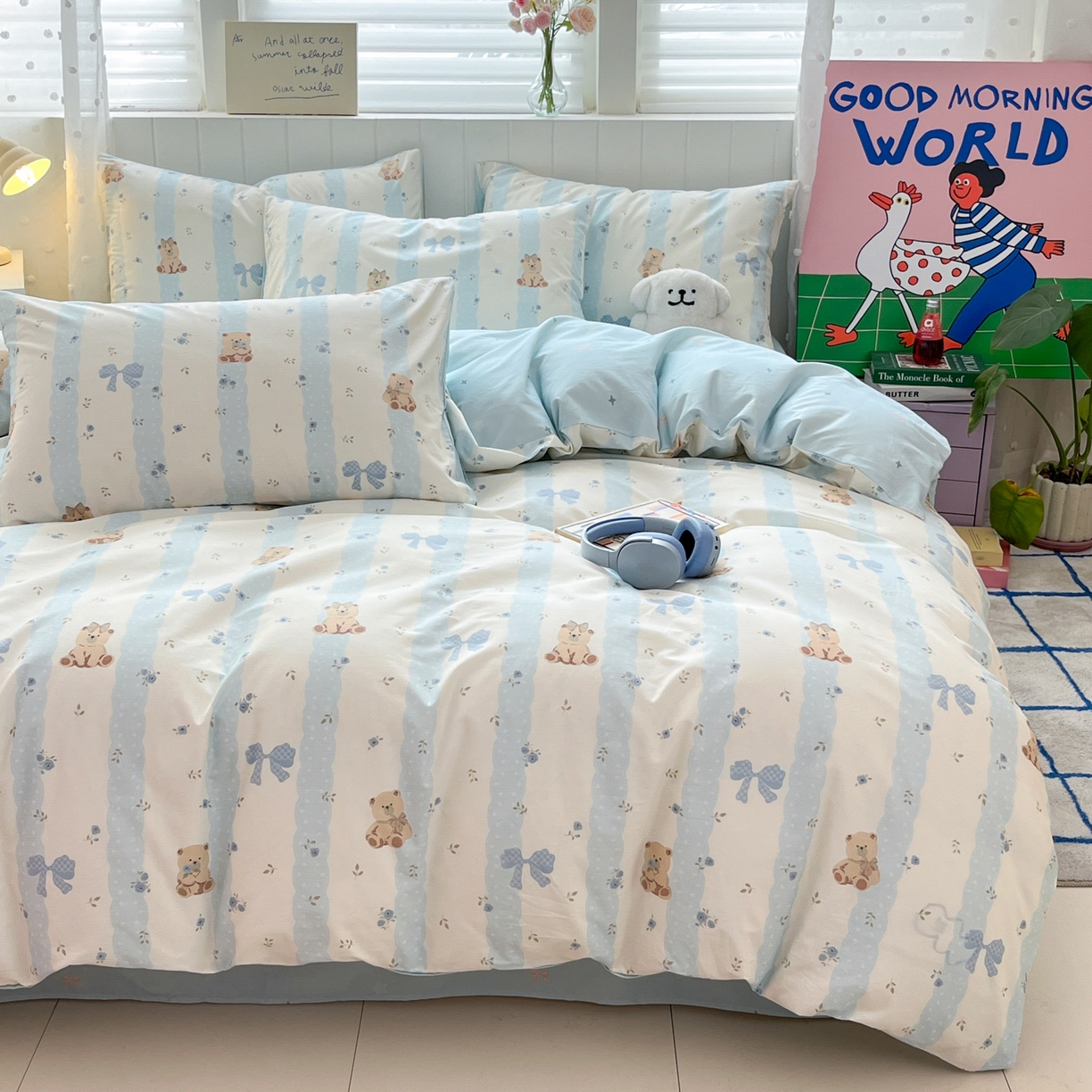 91家纺网 家纺一手货源 找家纺 （总）晨希家居 2026春夏新款全棉纯棉小清新多规格四件套