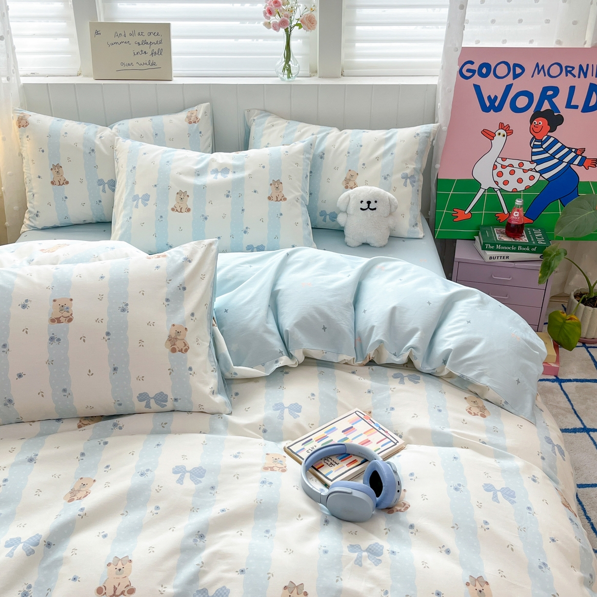 91家纺网 家纺一手货源 找家纺 （总）晨希家居 2026春夏新款全棉纯棉小清新多规格四件套