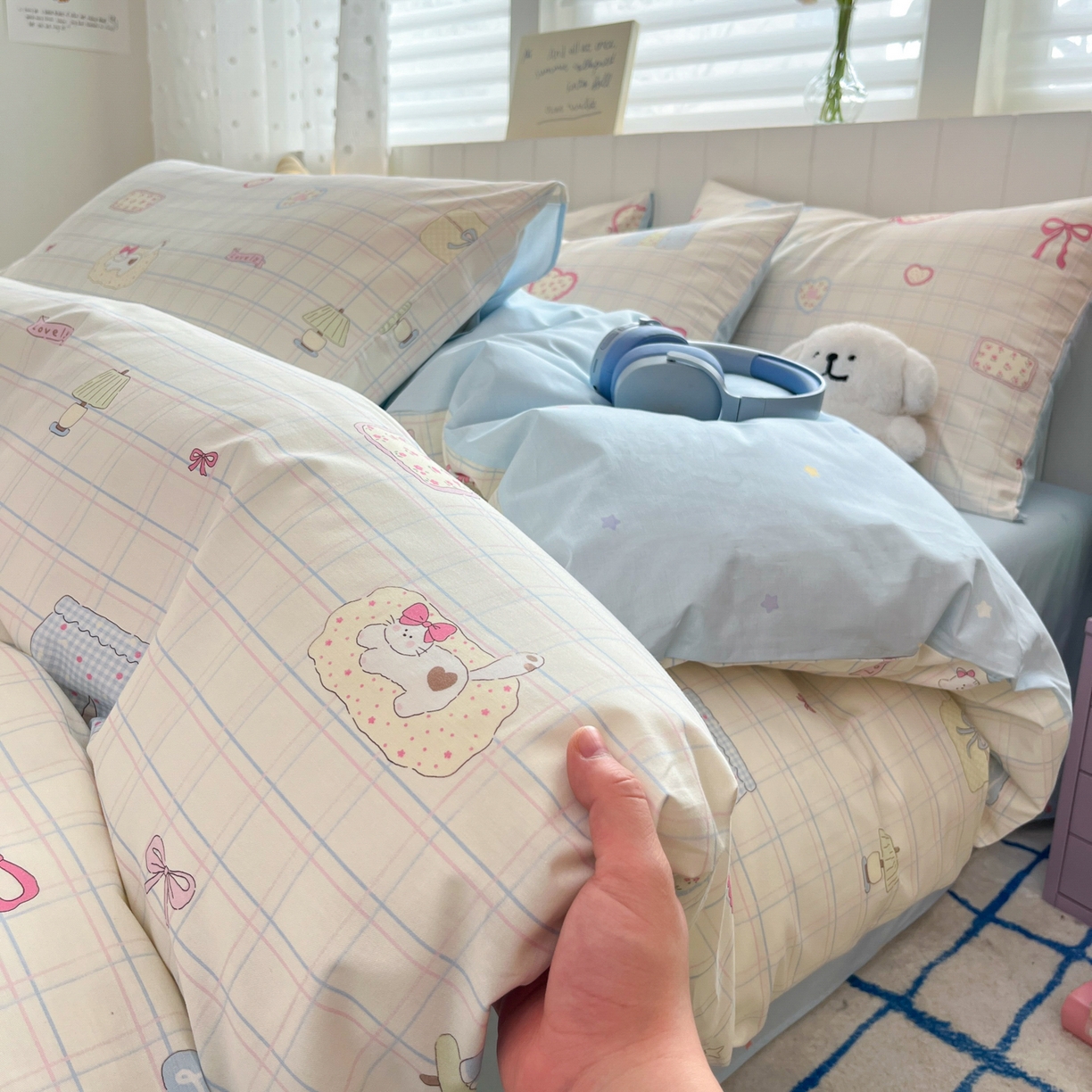 91家纺网 家纺一手货源 找家纺 （总）晨希家居 2026春夏新款全棉纯棉小清新多规格四件套