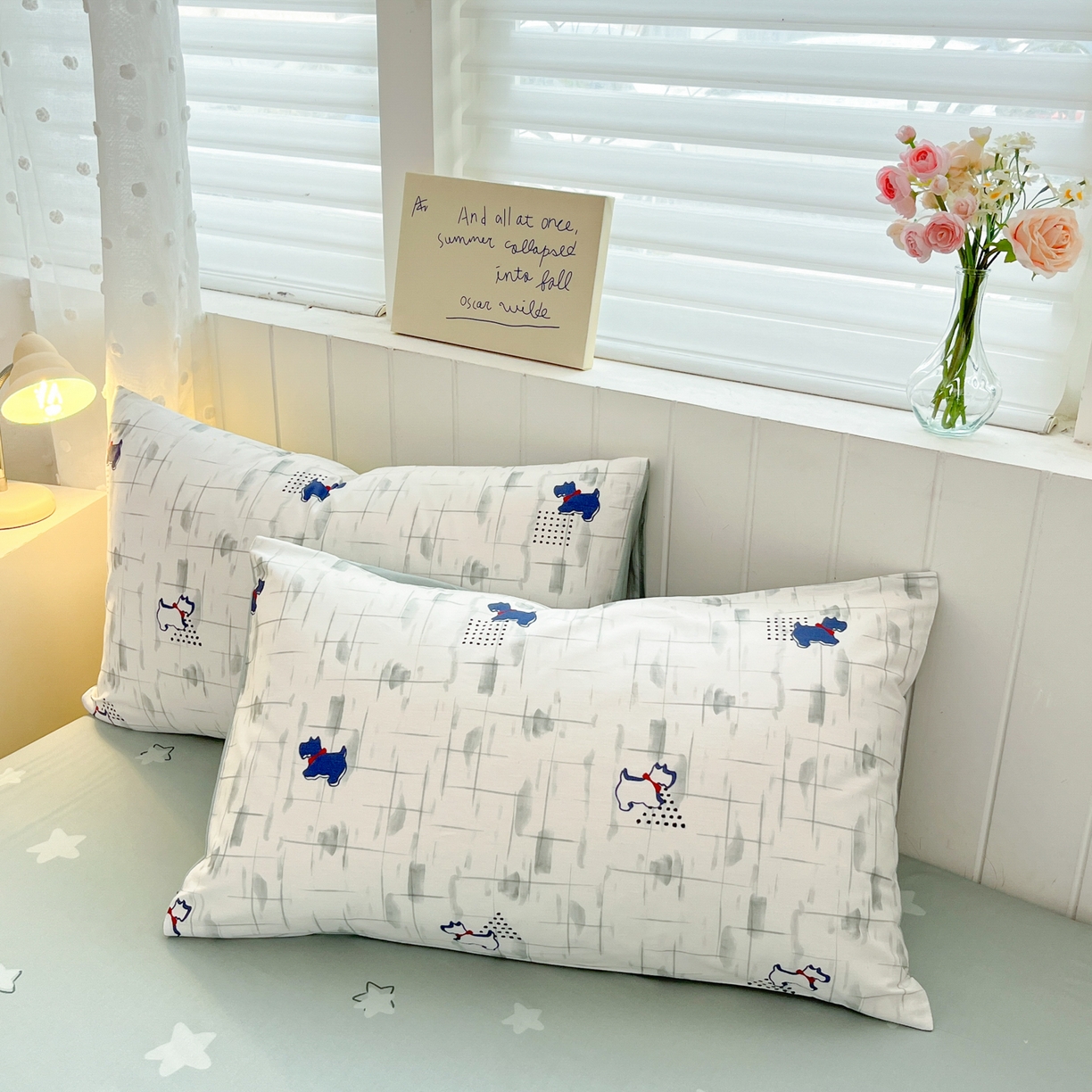 91家纺网 家纺一手货源 找家纺 晨希家居 2026春夏新款全棉纯棉小清新多规格四件套 可爱嘟嘟