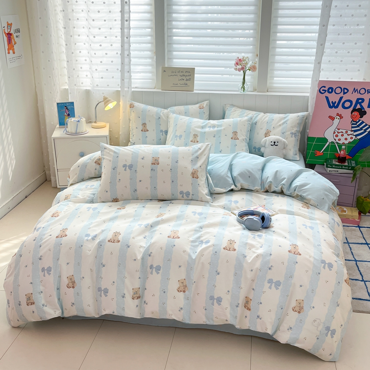 91家纺网 家纺一手货源 找家纺 （总）晨希家居 2026春夏新款全棉纯棉小清新多规格四件套