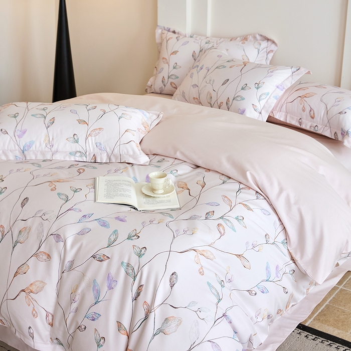 91家纺网 家纺一手货源 找家纺 （总）梧桐树 2026新款全棉纯棉长绒棉数码印花系列四件套