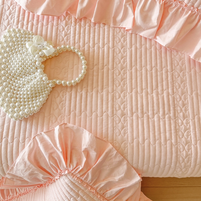 91家纺网 家纺一手货源 找家纺 （总）瑞宝 2026新款全棉水洗棉床盖四件套-初夏 严格控价。利润不低于90 除平台优惠券