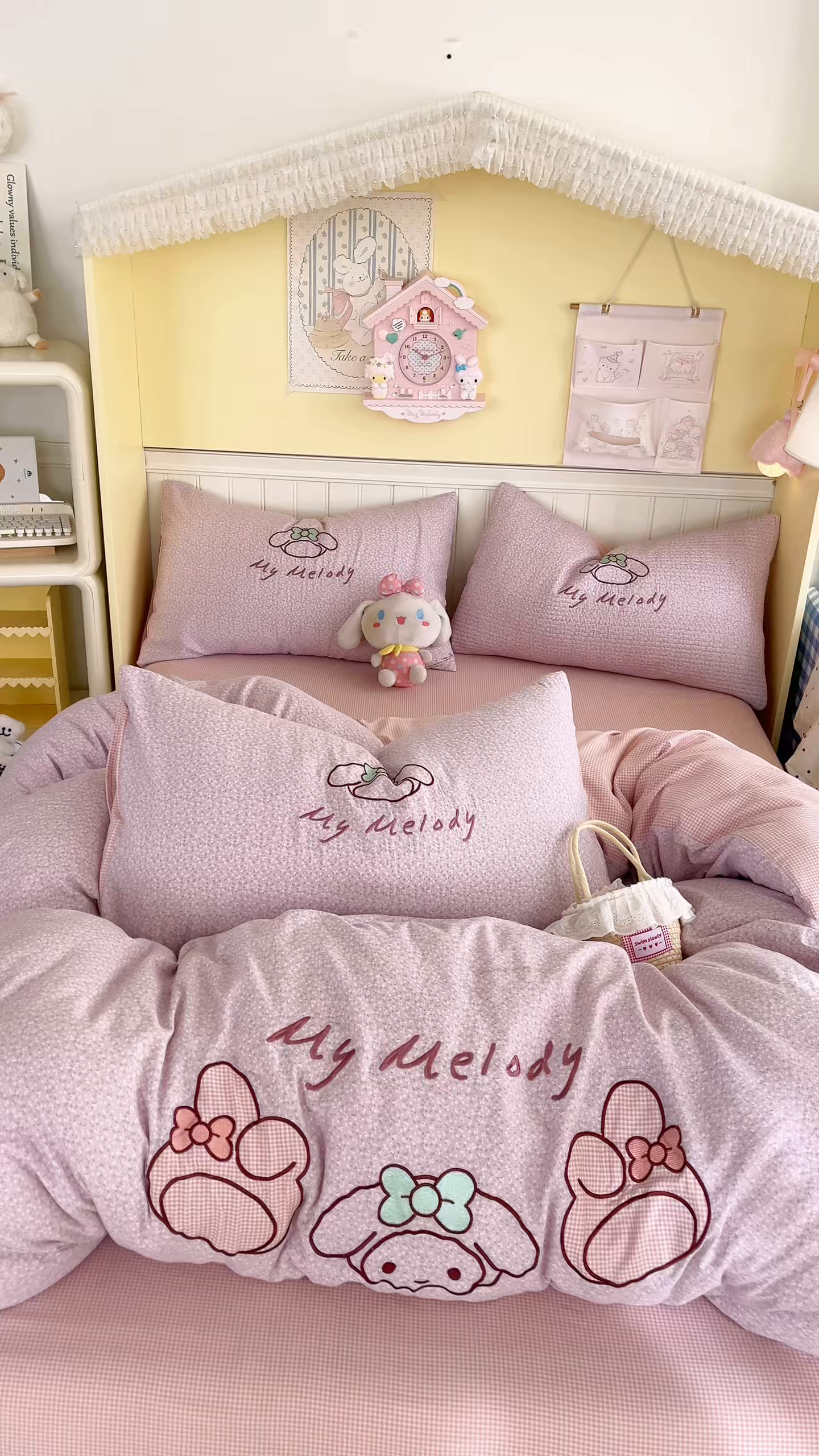 91家纺网 家纺一手货源 找家纺 丫丫家纺 2026新款古法水洗棉贴布绣床单款四件套 美小蒂