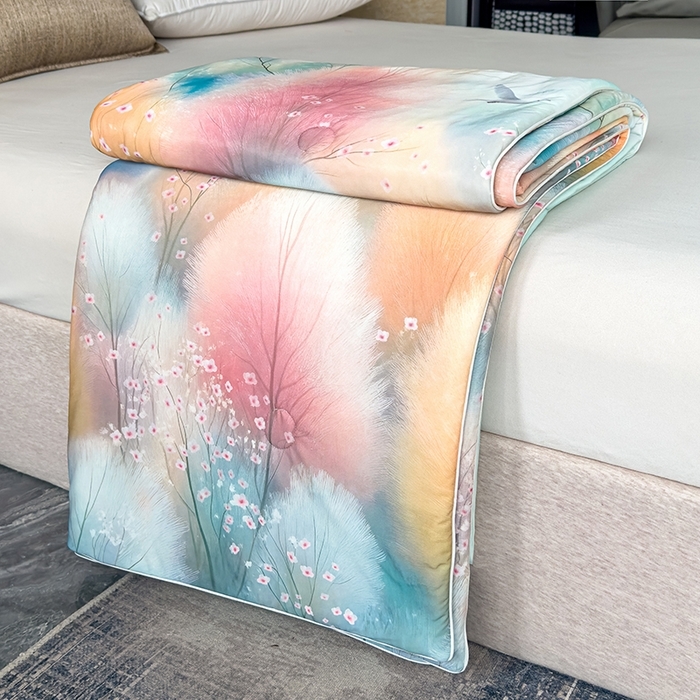 莉雅居 2026新款凉感丝夏被夏凉被空调被 幻林