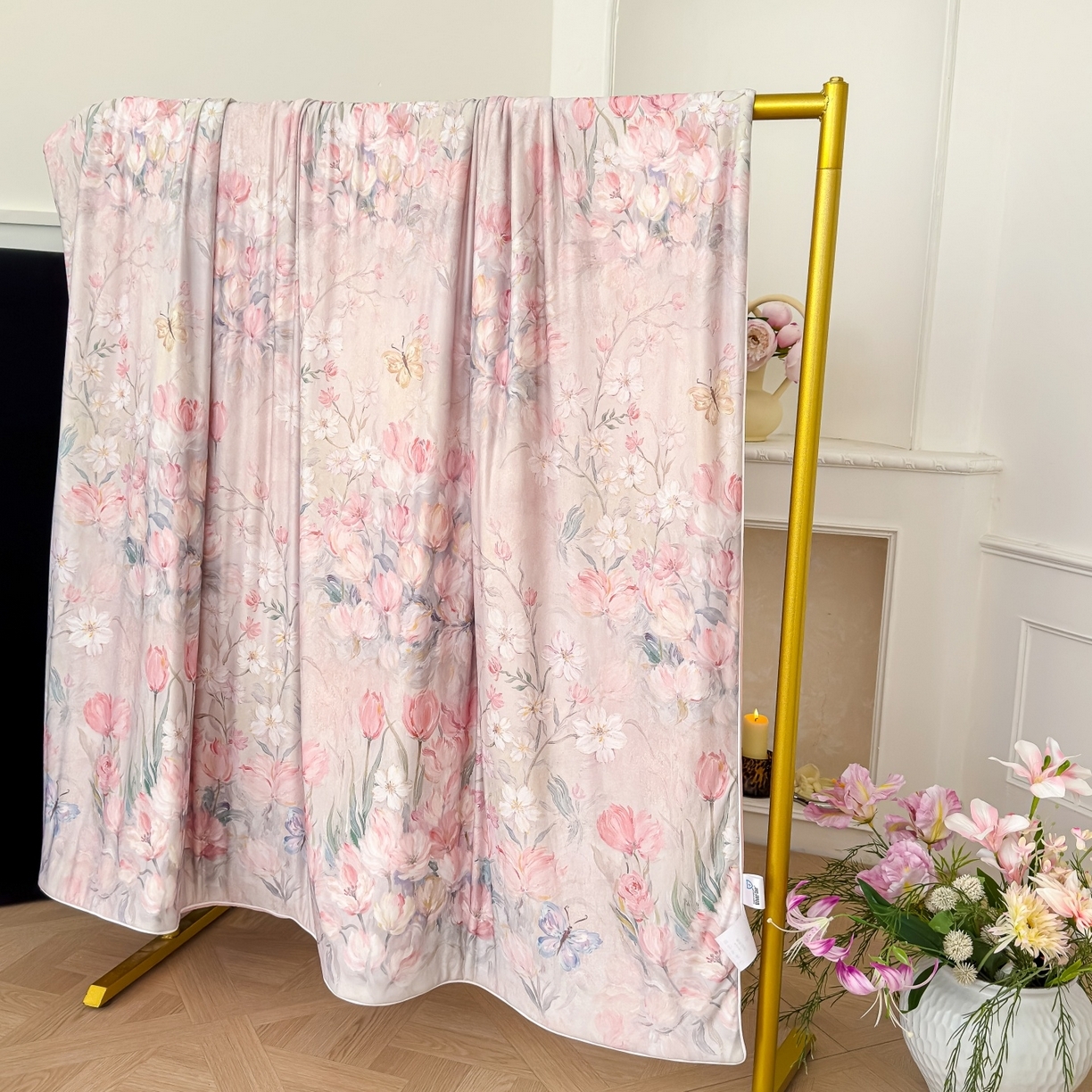 91家纺网 家纺一手货源 找家纺 莉雅居 2026新款凉感丝夏被夏凉被空调被 晨露