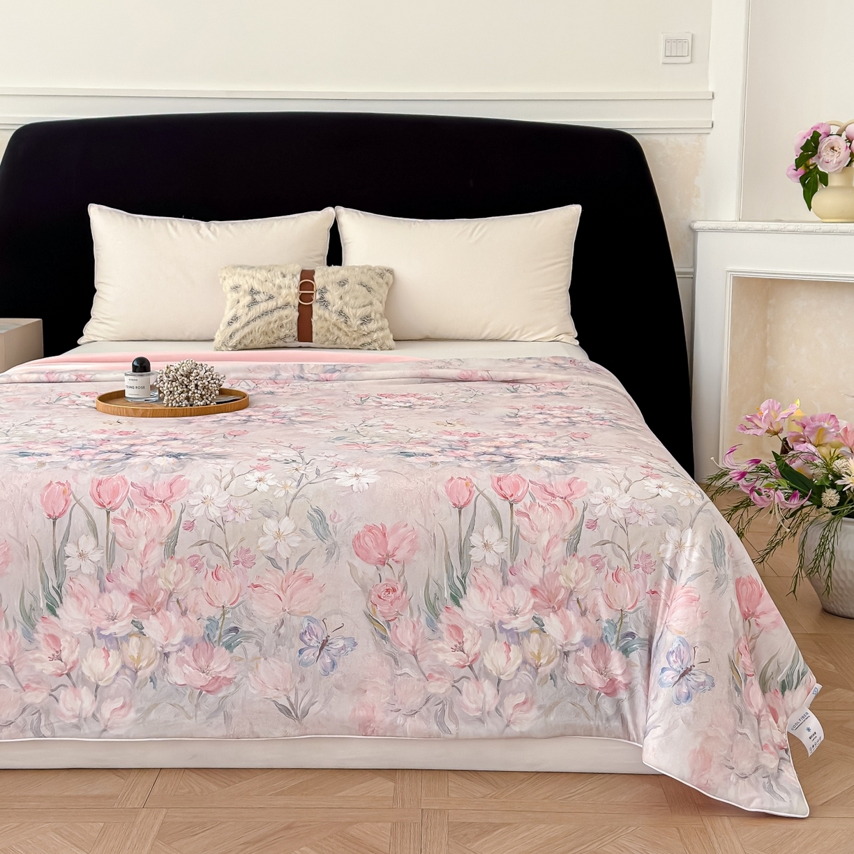 91家纺网 家纺一手货源 找家纺 莉雅居 2026新款凉感丝夏被夏凉被空调被 晨露