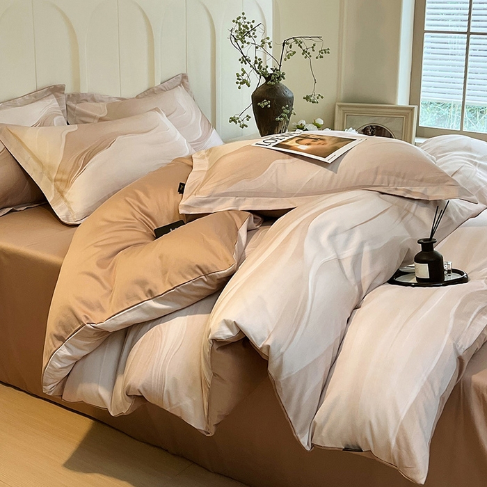 91家纺网 家纺一手货源 找家纺 （总）梧桐树 2026新款全棉纯棉长绒棉数码印花系列四件套