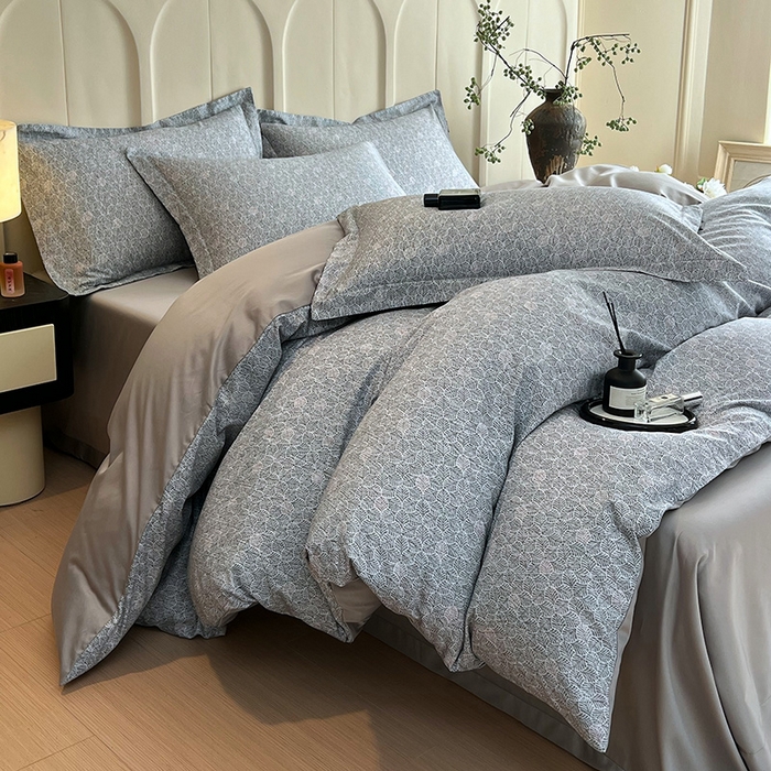 91家纺网 家纺一手货源 找家纺 （总）梧桐树 2026新款全棉纯棉长绒棉数码印花系列四件套