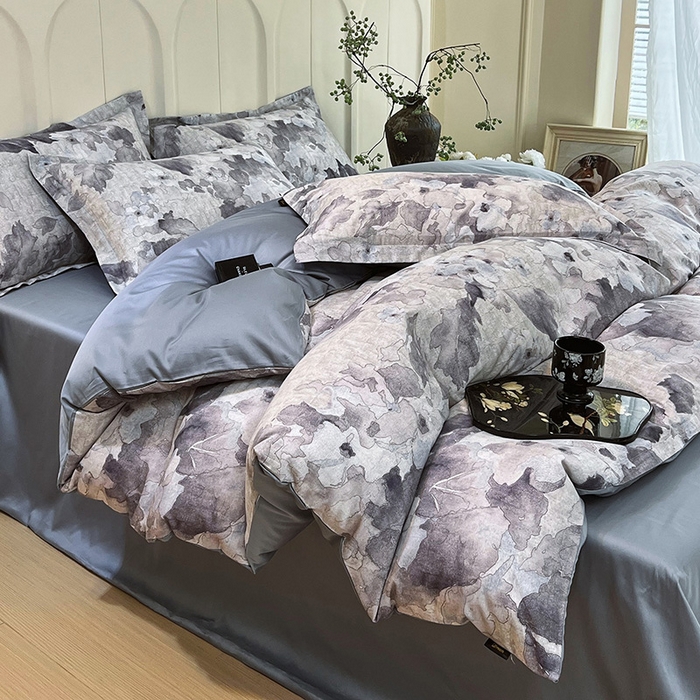 91家纺网 家纺一手货源 找家纺 （总）梧桐树 2026新款全棉纯棉长绒棉数码印花系列四件套