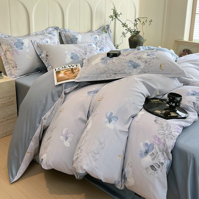 91家纺网 家纺一手货源 找家纺 （总）梧桐树 2026新款全棉纯棉长绒棉数码印花系列四件套