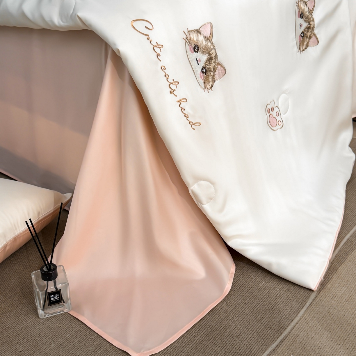 91家纺网 家纺一手货源 找家纺 （总）恒畅 2026新款满绣水洗冰丝夏被夏被四件套