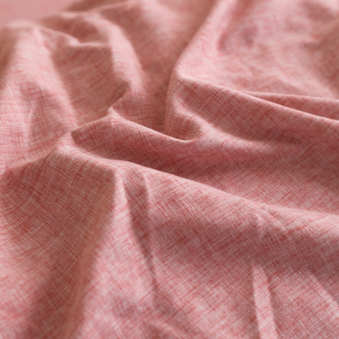 91家纺网 家纺一手货源 找家纺 宇淳国际 2026新款亲肤阳离子磨毛床单床笠系列 西瓜红