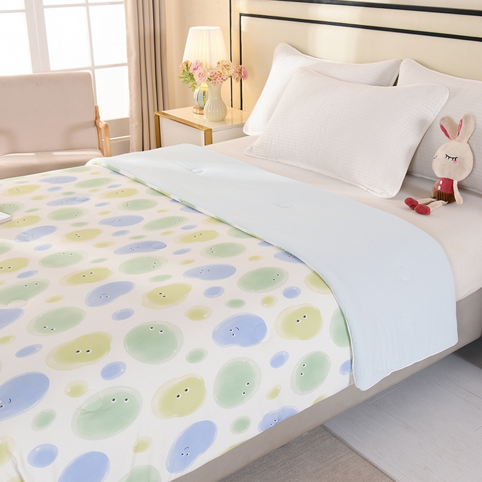 91家纺网 家纺一手货源 找家纺 （总）诗雅纺织 2026新款仿锦氨针织凉感丝夏被