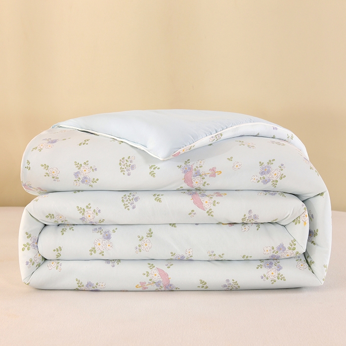 91家纺网 家纺一手货源 找家纺 （总）诗雅纺织 2026新款仿锦氨针织凉感丝夏被