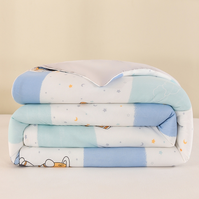 91家纺网 家纺一手货源 找家纺 （总）诗雅纺织 2026新款仿锦氨针织凉感丝夏被