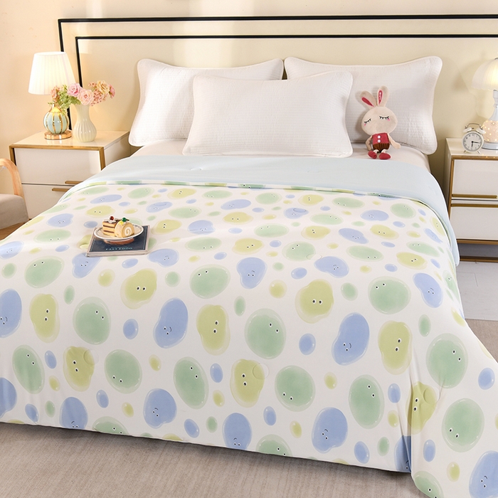 91家纺网 家纺一手货源 找家纺 （总）诗雅纺织 2026新款仿锦氨针织凉感丝夏被