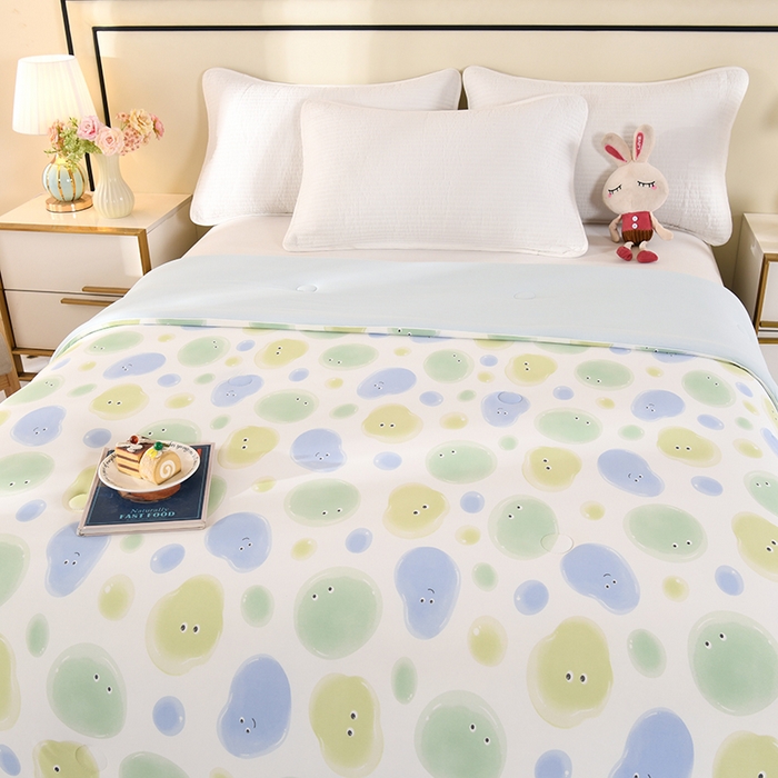 91家纺网 家纺一手货源 找家纺 （总）诗雅纺织 2026新款仿锦氨针织凉感丝夏被