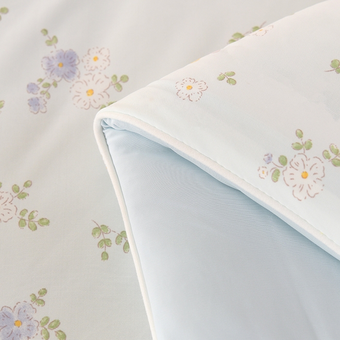 91家纺网 家纺一手货源 找家纺 诗雅纺织 2026新款仿锦氨针织凉感丝夏被 花夕