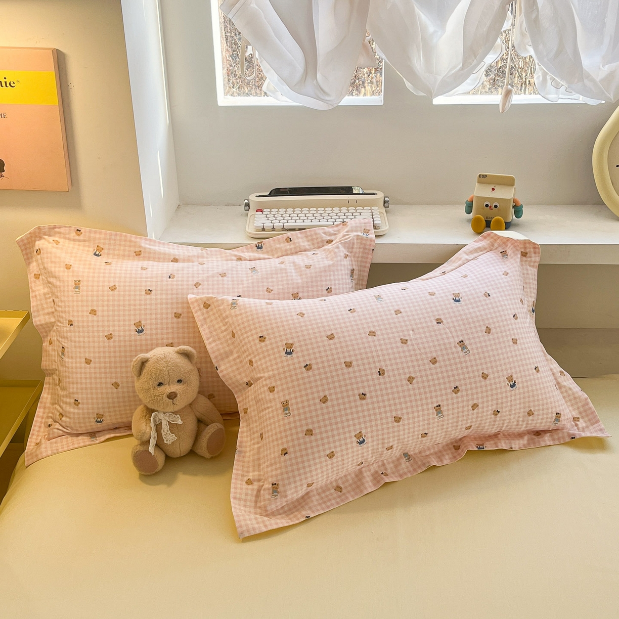 91家纺网 家纺一手货源 找家纺 （总）景眠 2026新款全棉13372小清新简单款四件套