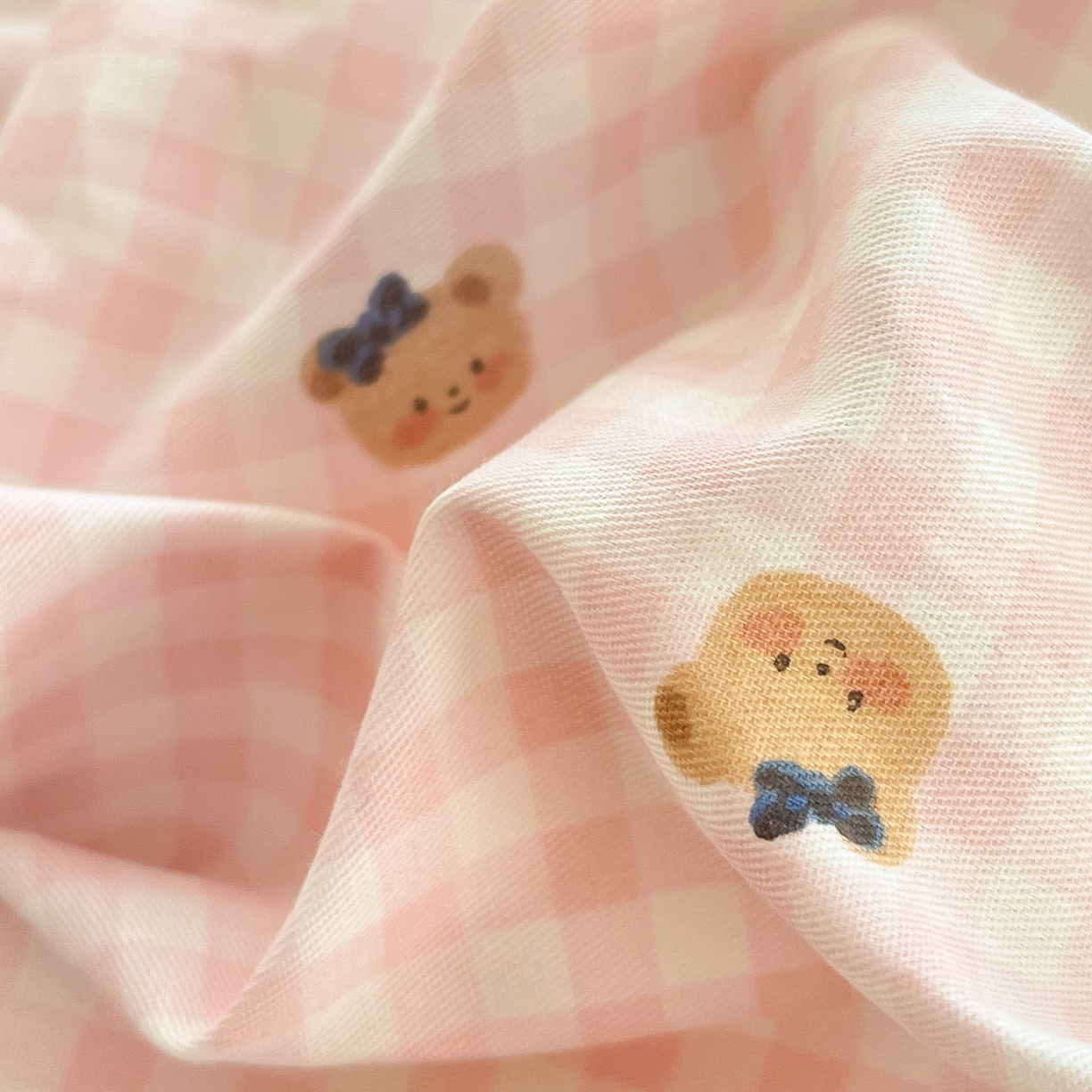 91家纺网 家纺一手货源 找家纺 （总）景眠 2026新款全棉13372小清新简单款四件套