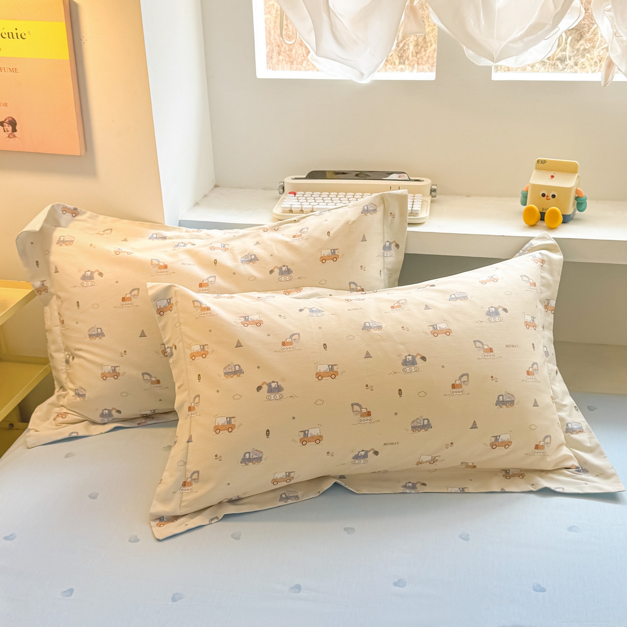 91家纺网 家纺一手货源 找家纺 景眠 2026新款全棉13372小清新简单款四件套 玩具总动员