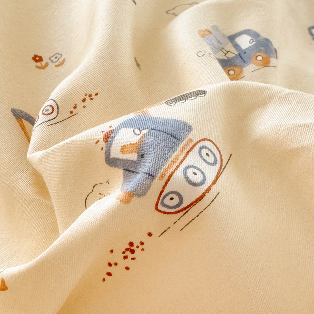 91家纺网 家纺一手货源 找家纺 景眠 2026新款全棉13372小清新简单款四件套 玩具总动员