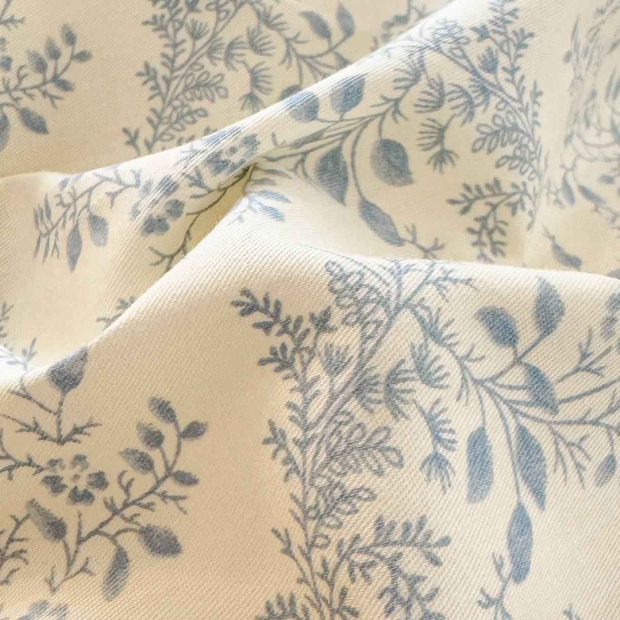 91家纺网 家纺一手货源 找家纺 景眠 2026新款全棉13372小清新简单款四件套 花蔓